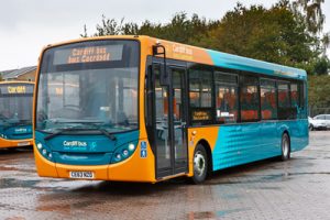 A Cardiff Bus bus